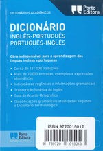 School English-Portuguese & Portuguese-English Dictionary 9789720015013 - back cover
