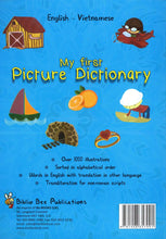 My First Picture Dictionary: English-Vietnamese - 9781908357991 - back cover
