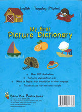 My First Picture Dictionary: English-Tagalog (Pilipino) (Primary school age) - 9781912826070 - Back cover