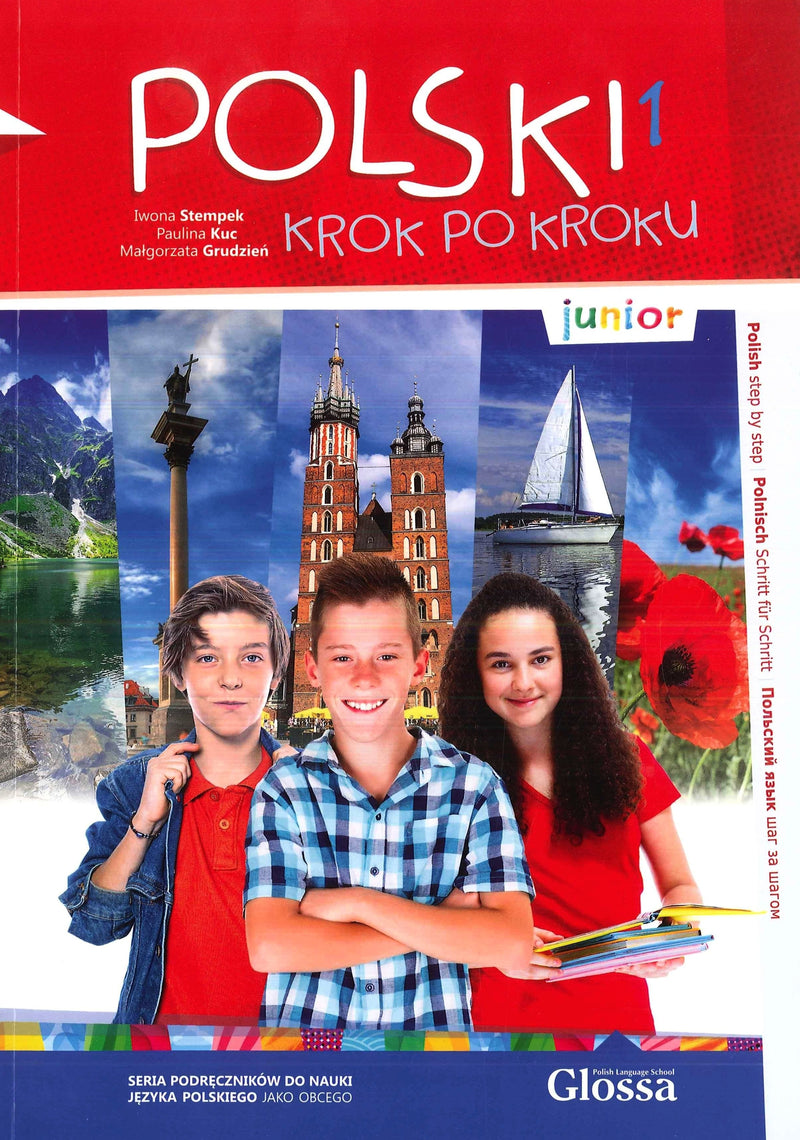 Polski Krok po Kroku - Junior. Volume 1: Student's Textbook with free audio CD - 9788394117801 - front cover