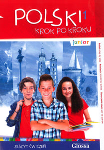 Junior Polski 1 - Krok po Kroku - Student's workbook  - 9788394117825 - front cover