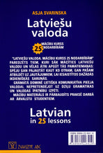 Latvian in 25 Lessons - Course for Beginners 9789984228419 - back cover