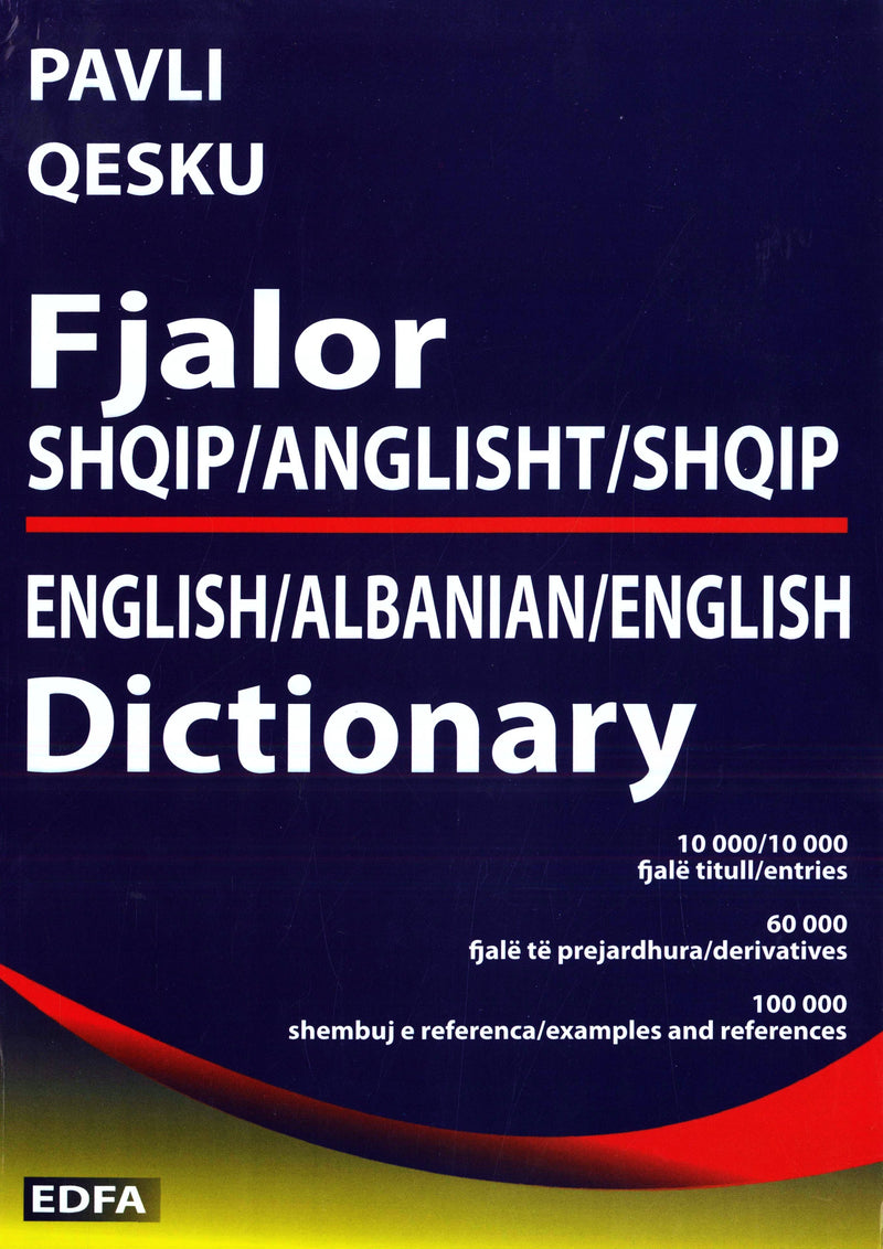 English-Albanian & Albanian-English Dictionary - 9789992786758 - front cover
