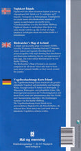 Birdwatchers' Map of Iceland - 9789979330424 - back cover