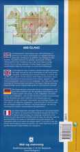 Central Iceland Map 1: 200 000: Regional map 8 - 9789979333838 - back cover
