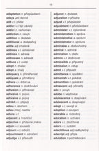 Exam Suitable : English-Czech & Czech-English One-to-One Dictionary - 9781908357625 - sample page 1