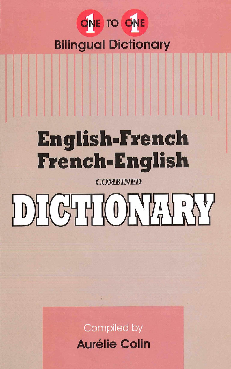 Exam Suitable : English-French & French-English One-to-One Dictionary 9781908357410 - front cover