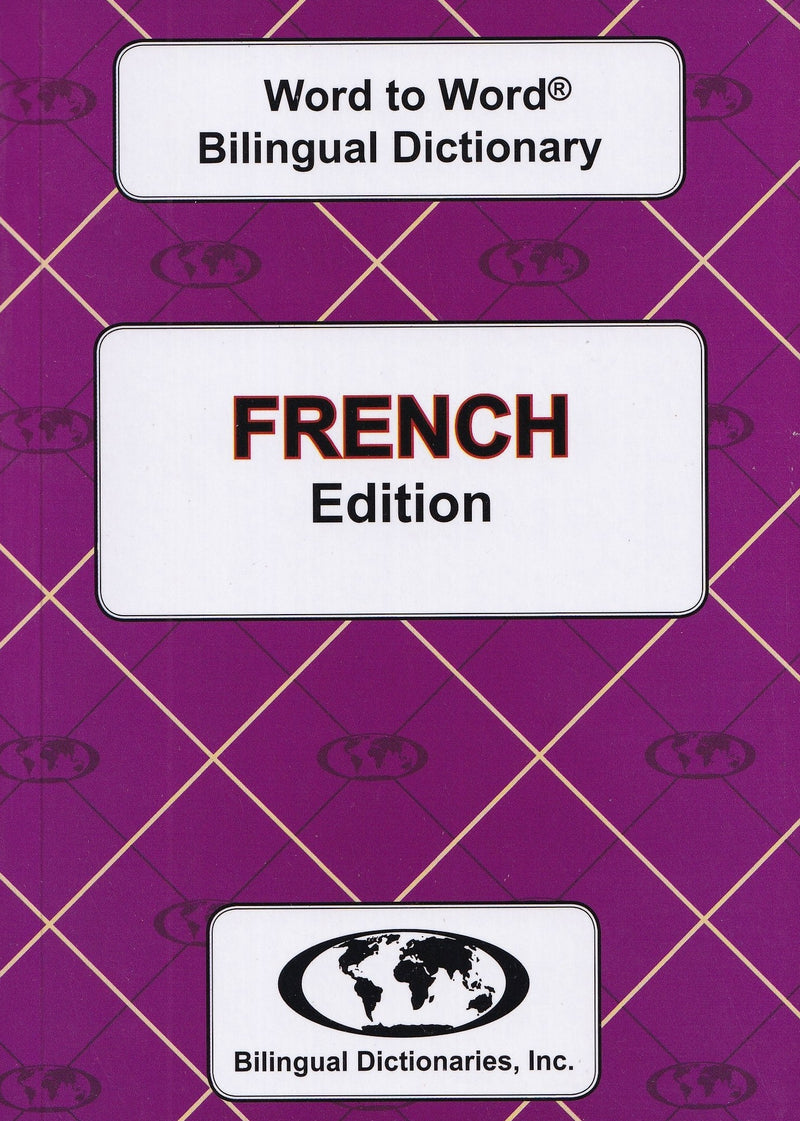 Exam Suitable : English-French & French-English Word-to-Word Dictionary - 9780933146365 - front cover