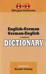 Exam Suitable : English-German & German-English One-to-One Dictionary
