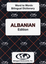 Exam Suitable : English-Albanian & Albanian-English Word-to-Word Dictionary - 9780933146495 - front cover