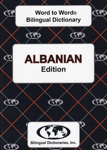 Exam Suitable : English-Albanian & Albanian-English Word-to-Word Dictionary - 9780933146495 - front cover