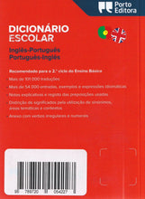 School English-Portuguese & Portuguese-English Dictionary 9789720054227 - back cover