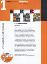 Cestina Expres / Czech Express 1 (Textbook, English Appendix and CD) - 9788087481226 - back cover 1
