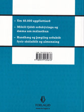 Forlagid Icelandic-English & English Icelandic Pocket Dictionary - 9789979535676 - back cover