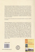 Czesc, Jak Sie Masz? Level A2: Polish course book + audio CD - 9788324222131 - back cover