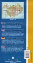 Central Iceland Map 1: 200 000: Regional map 8 - Back cover - 9789979333838