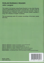 Ruslan Russian 2 Supplementary Reader with audio download - back cover - 9781912397136