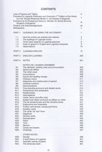 Luganda-English & English-Luganda Dictionary - 9780954149628 - contents page