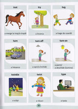 English-Romanian - My First Action Words Picture Dictionary - sample page 2