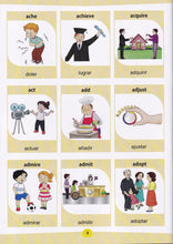 English-Spanish- My First Action Words Picture Dictionary - 9789383526994 - sample page 1
