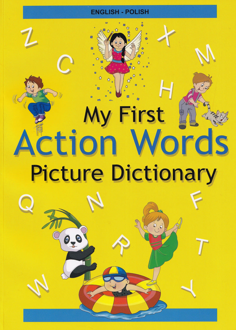 English-Polish - My First Action Words Picture Dictionary - 9789383526963 - front cover