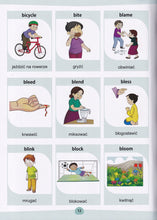 English-Polish - My First Action Words Picture Dictionary - 9789383526963 - sample page 1