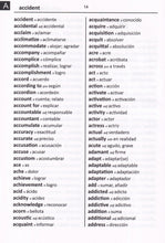 Exam Suitable : English-Spanish & Spanish-English Word-to-Word Dictionary - 9780933146990 - sample page 1