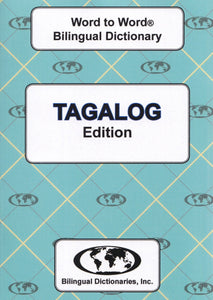 Exam Suitable : English-Tagalog & Tagalog-English Word-to-Word Dictionary - 9780933146372 - front cover