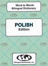 Exam Suitable : English-Polish & Polish-English Word-to-Word Dictionary - 9780933146648 - front cover