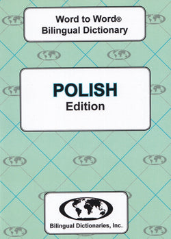 Exam Suitable : English-Polish & Polish-English Word-to-Word Dictionary - 9780933146648 - front cover