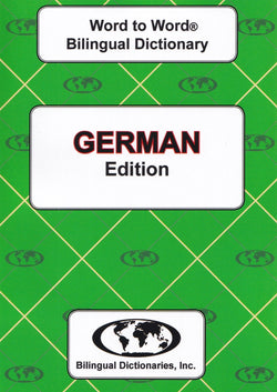 Exam Suitable : English-German & German-English Word-to-Word Dictionary - 9780933146938 - front cover
