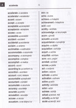 Exam Suitable : English-Romanian & Romanian-English Word-to-Word Dictionary - 9780933146914 - sample page 1