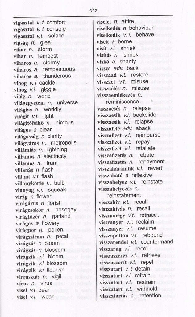 EnglishHungarian & HungarianEnglish Exam Dictionary Bay