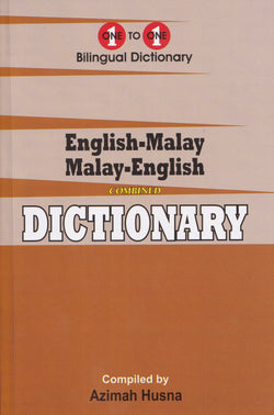 English-Malay & Malay-English One-to-One Dictionary (exam-suitable) - 9781912826117 - front cover