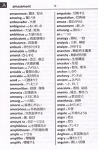 Exam Suitable : English-Japanese & Japanese-English Word-to-Word Dictionary - 9780933146426 - sample page 1 