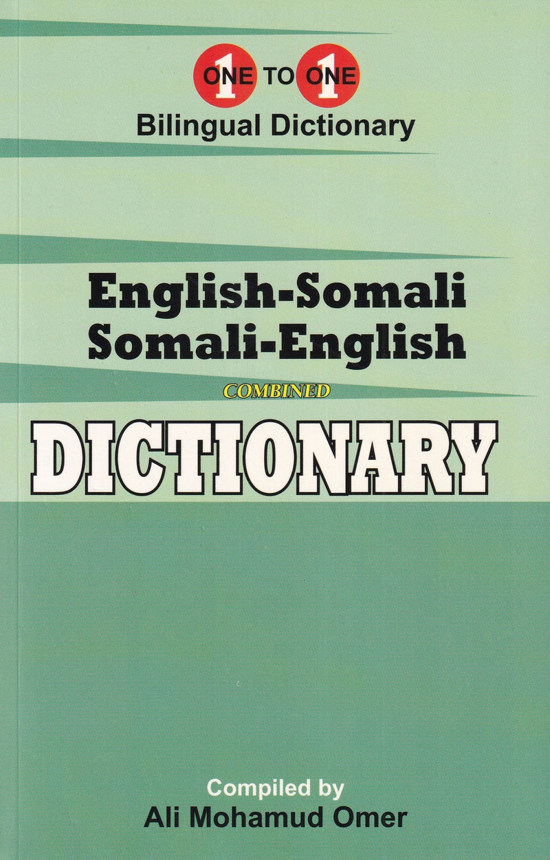 Exam Suitable : English-Somali & Somali-English One-to-One Dictionary - 9781912826100 - front cover