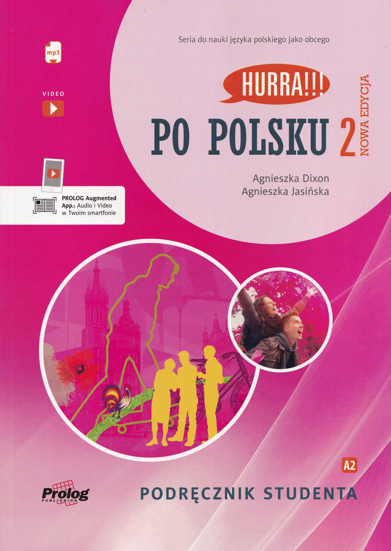 Hurra! Po Polsku 2 TEXTBOOK - Podrecznik studenta. Book + online audio + videos - 9788396353092 - front cover