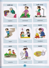 English-Italian - My First Action Words Picture Dictionary - 9789383526888 - sample page 2