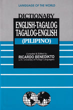 English-Tagalog (Pilipino) & Tagalog (Pilipino)-English Dictionary - 9788176504812 - front cover