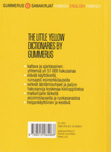 Gummerus Pocket Finnish-English & English-Finnish Dictionary - 9789512084968 - back cover