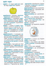Illustrated English-Portuguese & Portuguese-English School Dictionary for Children - 9789720016423 - sample page 1