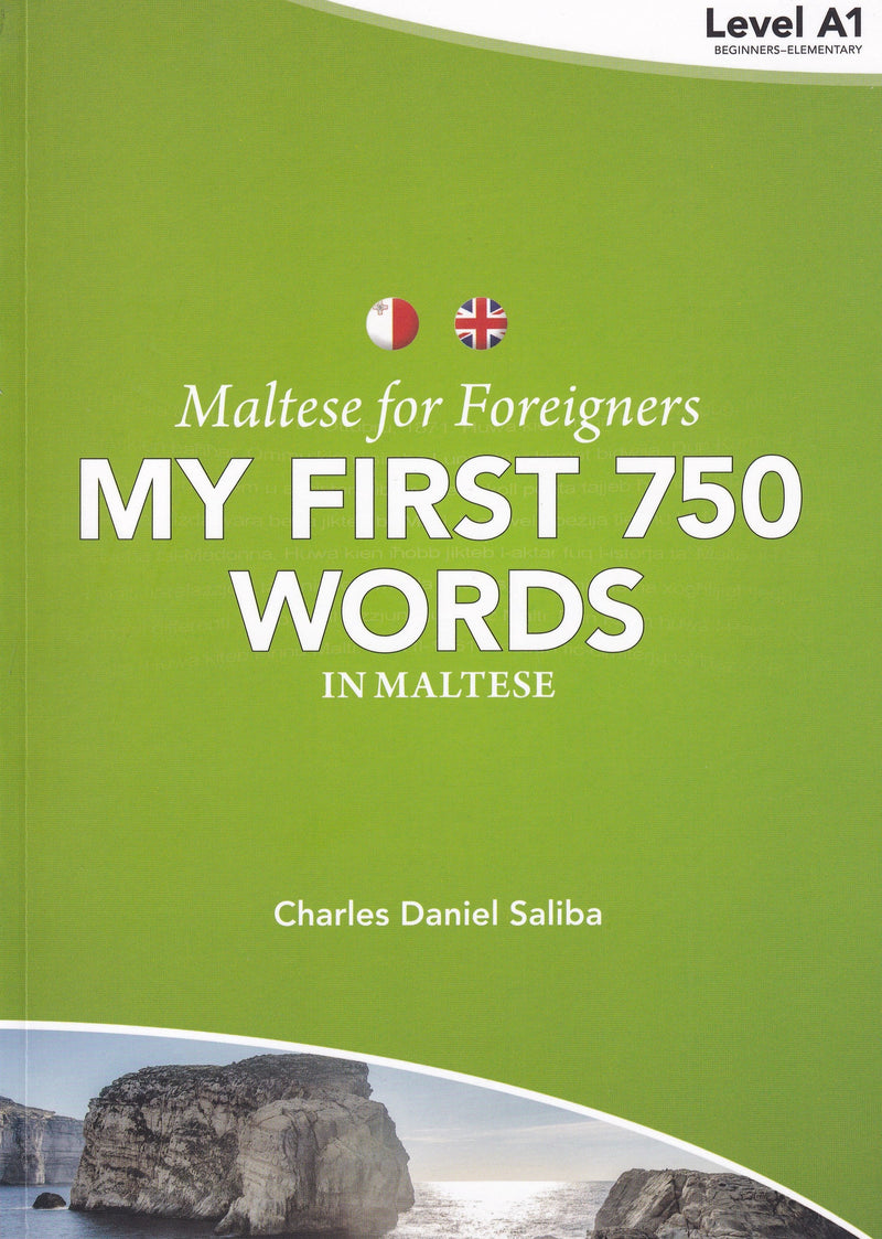 Maltese for Foreigners - My First 750 Words in Maltese - 9789995782610 - front cover