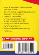 English-Polish & Polish-English Dictionary for Polish speakers - 9788379933402 - back cover