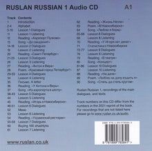 Ruslan Russian 1 - Audio CD only 9781899785841 - back