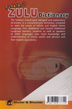 Scholar's Zulu Dictionary: English-Zulu & Zulu-English - 9780796033314 - back cover