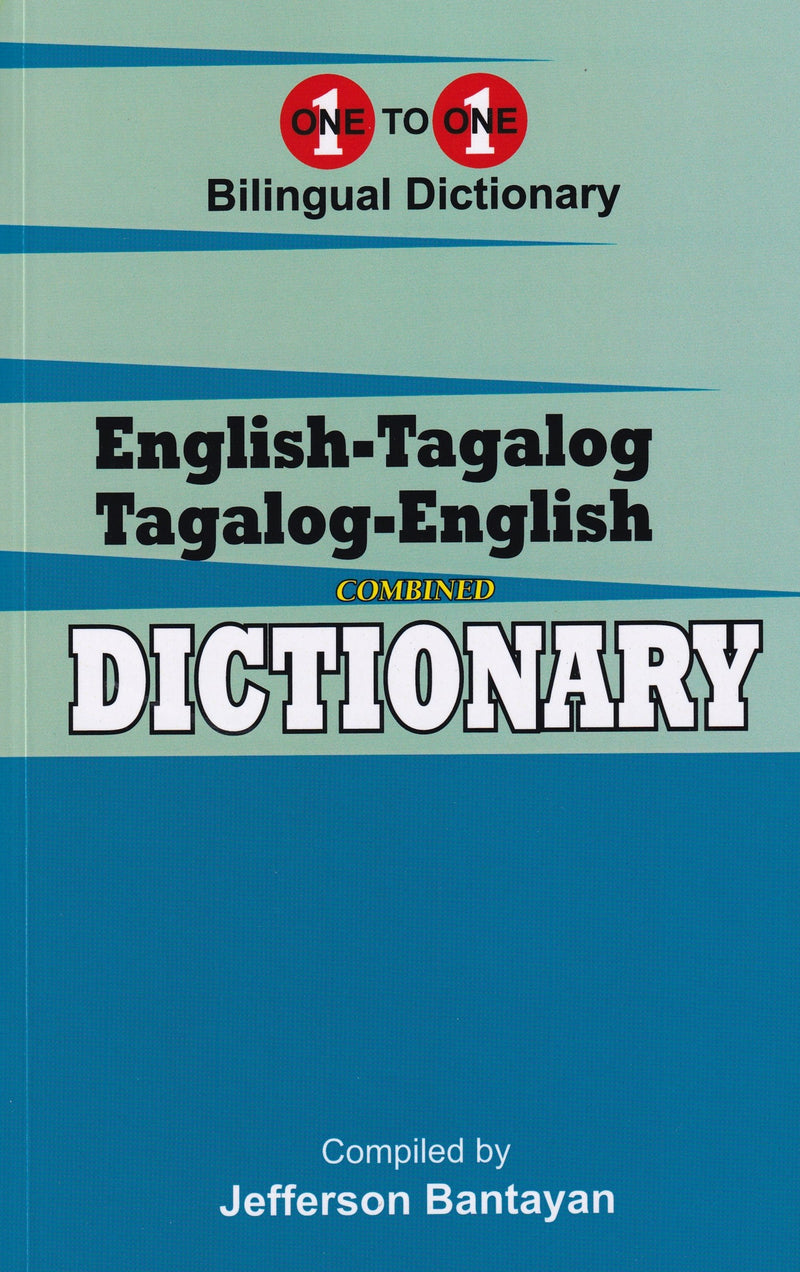 Exam Suitable : English-Tagalog & Tagalog-English One-to-One Dictionary - 9781912826476 - front cover