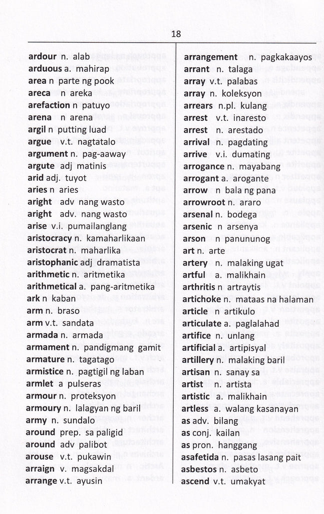 EnglishTagalog & TagalogEnglish Exam Dictionary Bay