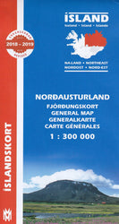 North East Iceland Map 1:300 000