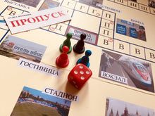 Ruslan "Kuda idyosh" board game for learners of Russian - 9781912397044 - contents