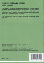 Ruslan Russian 2 Supplementary Reader with audio download - 9781912397136 - back cover